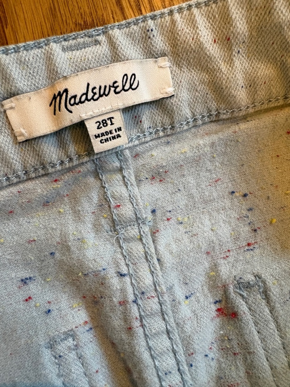 Madewell Emmett Wide Leg Crop, 28T, rare color!